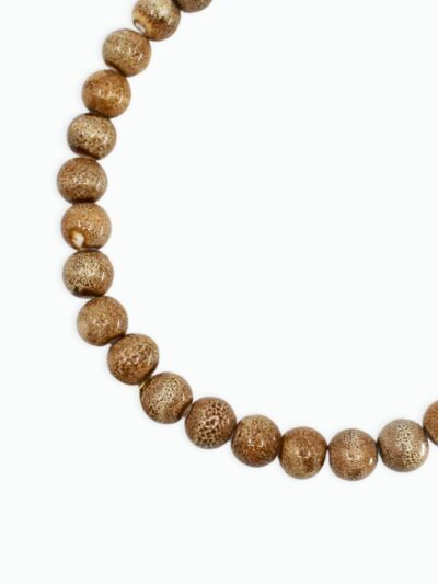 Collier grosses perles colorées