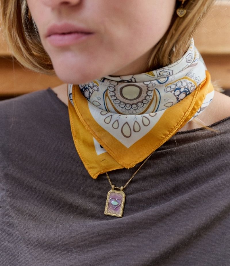 Foulard imprimé femme