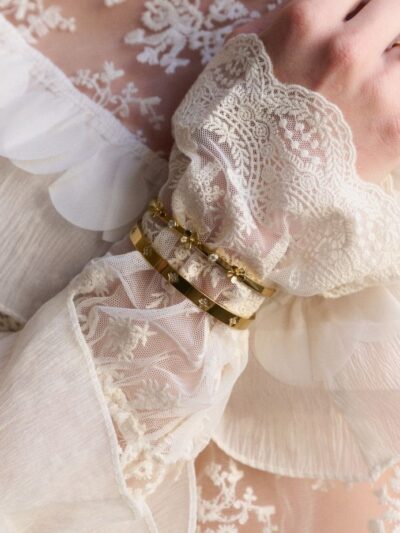 Bracelet jonc strass​