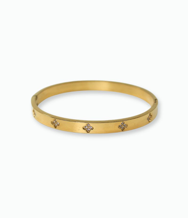 Bracelet jonc strass