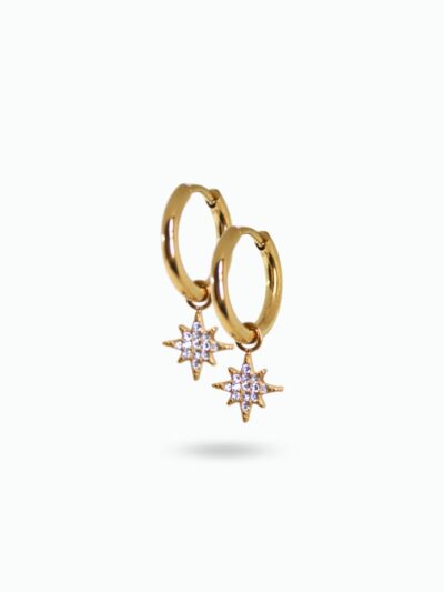 Boucles d'oreilles strass pendantes