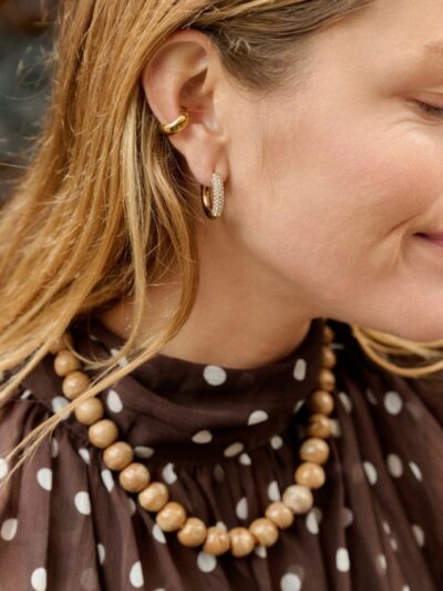 Mini créoles à strass