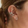Boucles d oreilles puces acier inoxydable​​