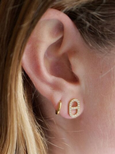 Boucles d oreilles puces acier inoxydable