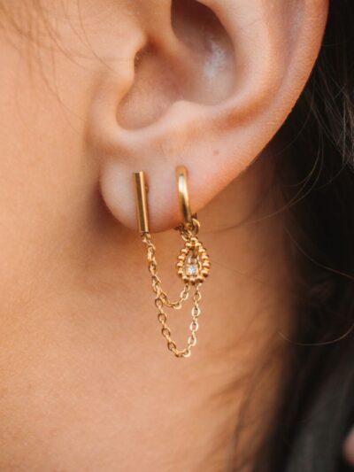 Boucles d'oreilles chaînes