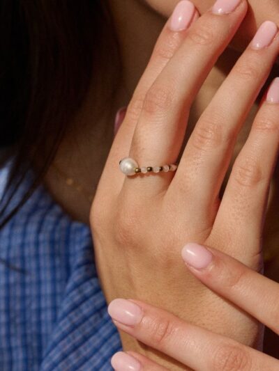 Bague avec élastique