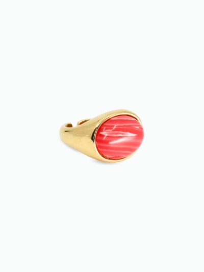 Bague pierre colorée​