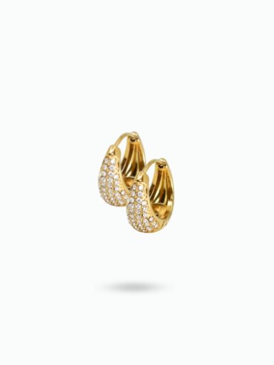 Boucles d'oreilles strassées​​