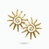 Boucles d'oreilles soleil pendantes