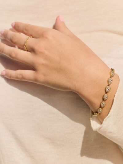 Bracelet strass femme