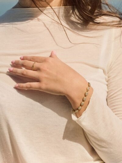 Bracelet strass femme