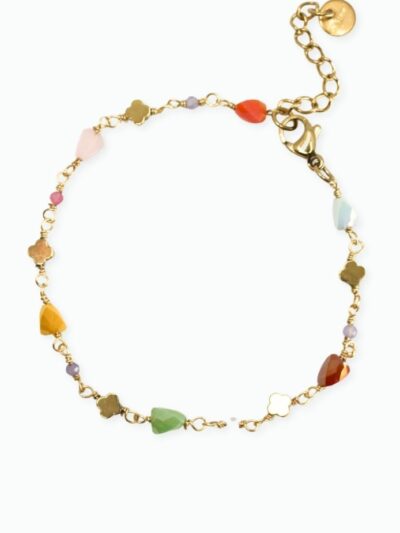 Bracelet perles colorées