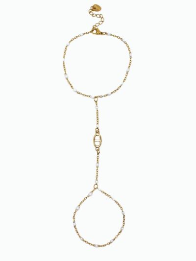 bijou de main émaillé