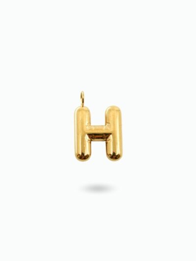 pendentif en lettre h