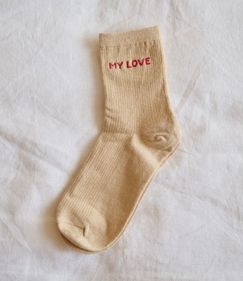 Chaussettes message femme