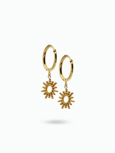 Boucles d'oreilles soleil