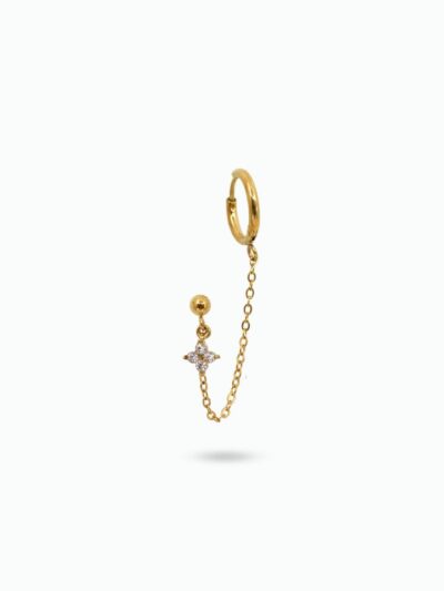Mono boucle d'oreille pendante