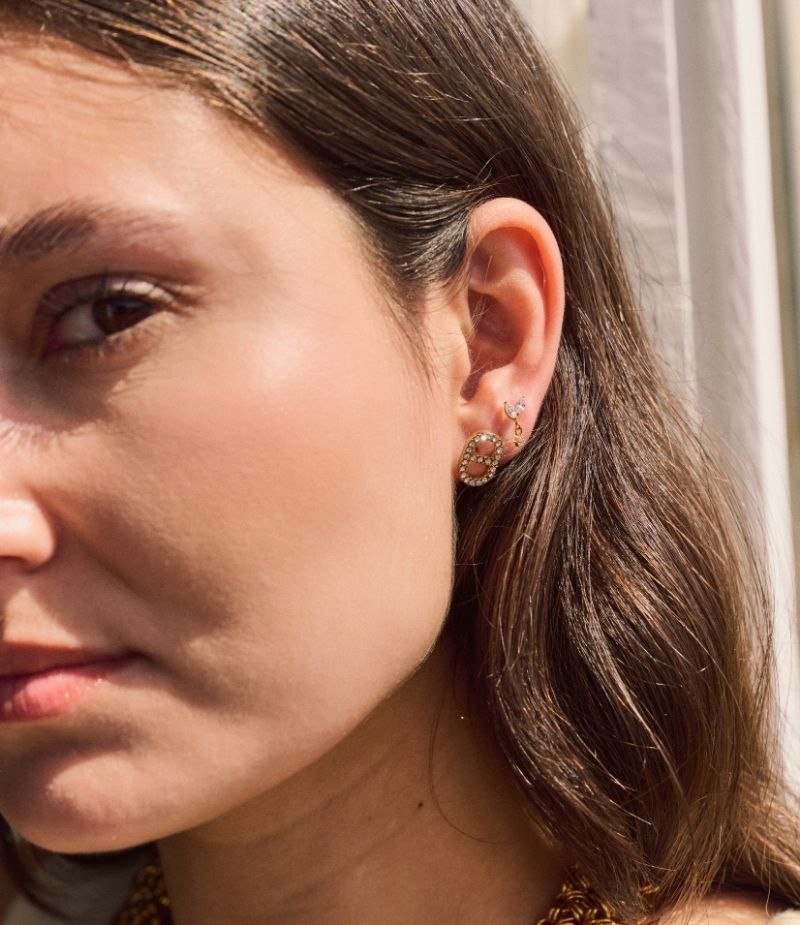 Boucles d oreilles puces acier inoxydable