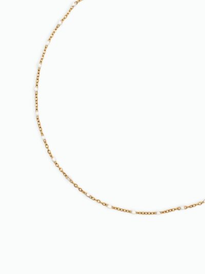 Collier ras de cou perles