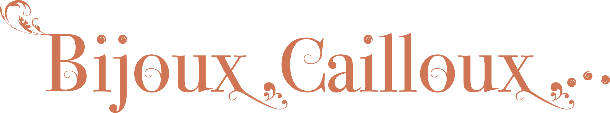 logo bijoux cailloux terracotta