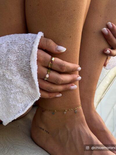 Bague perles
