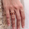 Bague colorée femme​