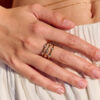 Bague strass