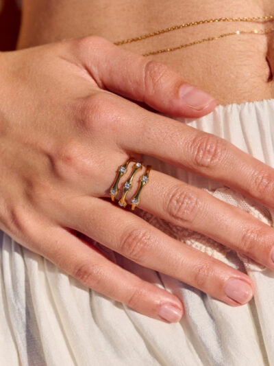 Bague strass