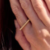 Bague inoxydable femme