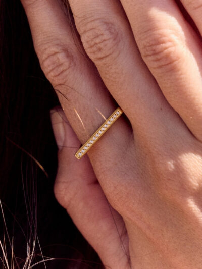 Bague inoxydable femme