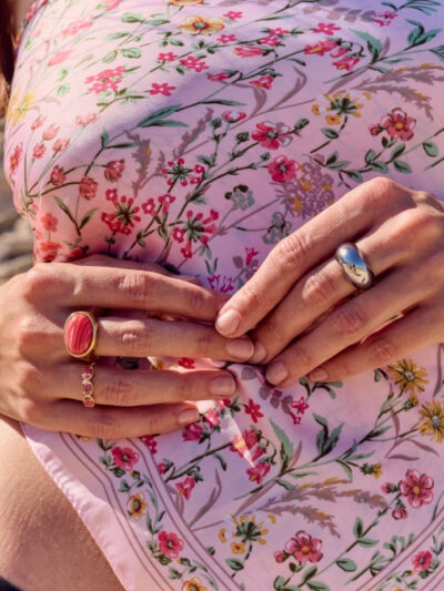 Bague pierre naturelle femme​​​