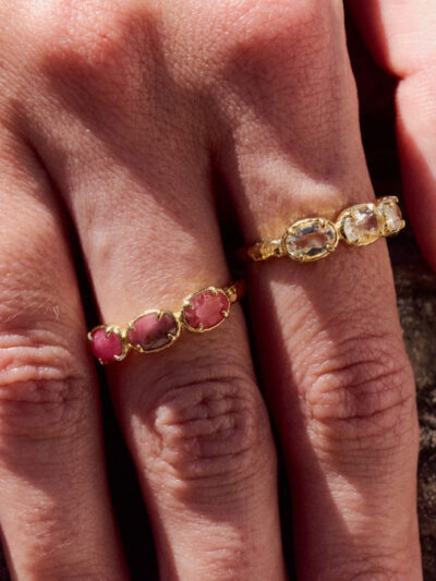 Bague pierre naturelle femme​​​