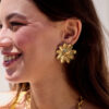 Boucle d’oreille fleur