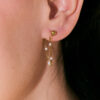 Boucles d'oreilles perles​​​