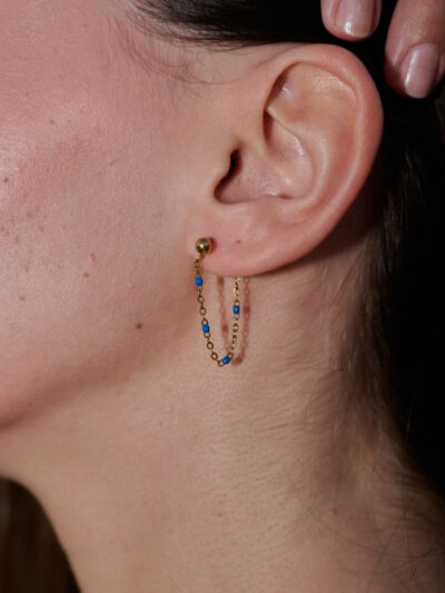 Boucles d'oreilles perles​​​