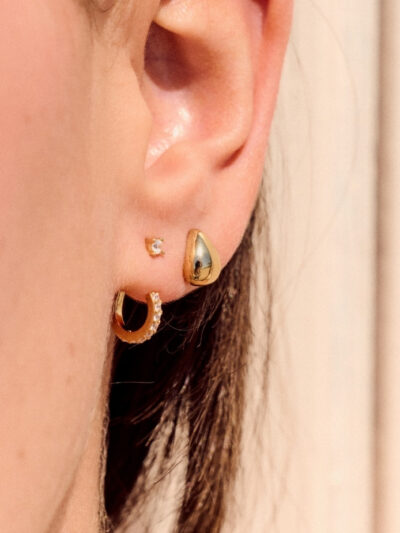 Plaqué or boucles d'oreilles