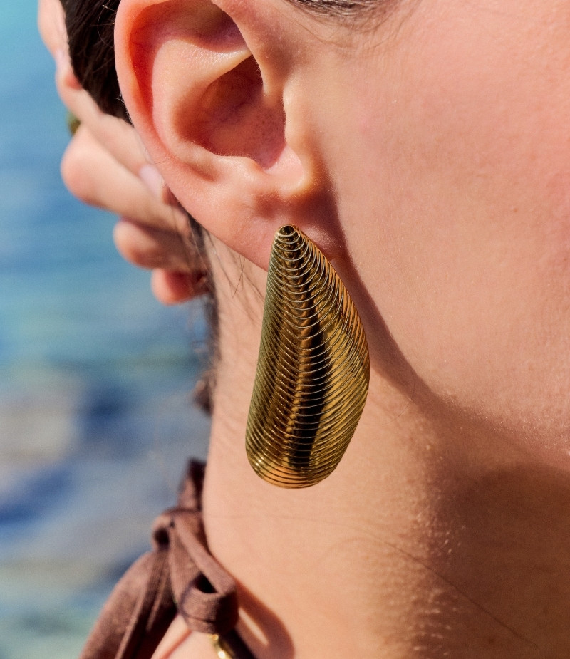 Grosses boucles d'oreilles pendantes originales​