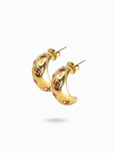 Mini créoles strass​