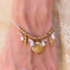 Bracelet cordon à strass