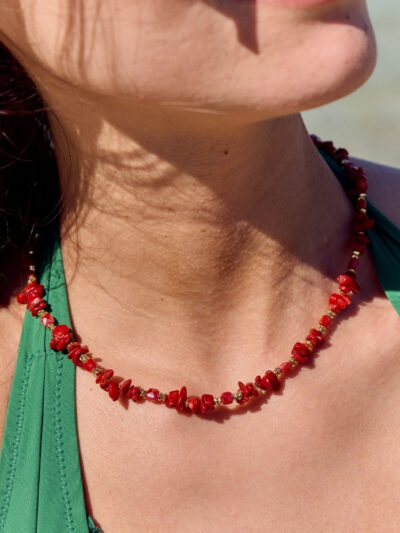 Collier en corail rouge​