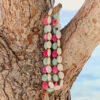 Collier perles colorées