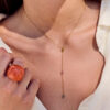 Collier en Y femme