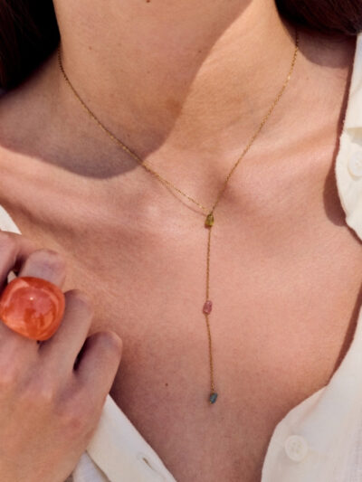 Collier en Y femme