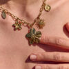 Collier acier inoxydable doré