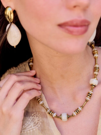 Collier perles 