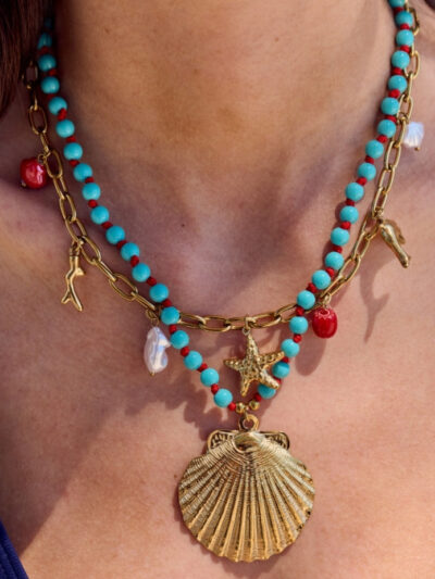 Collier coquillage