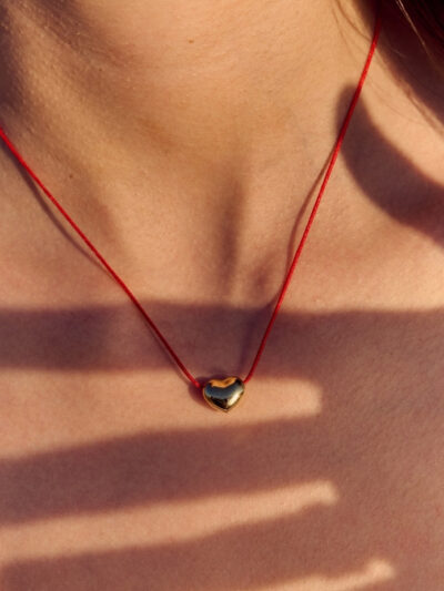Collier avec un coeur