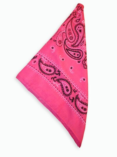 foulard paisley rose