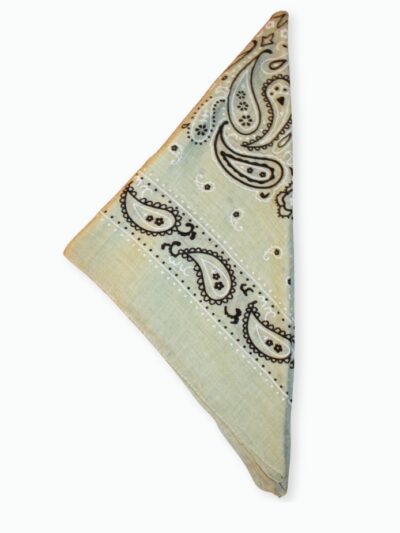 foulard paisley vert