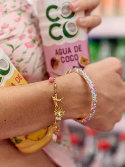Bracelet jonc émaillé​